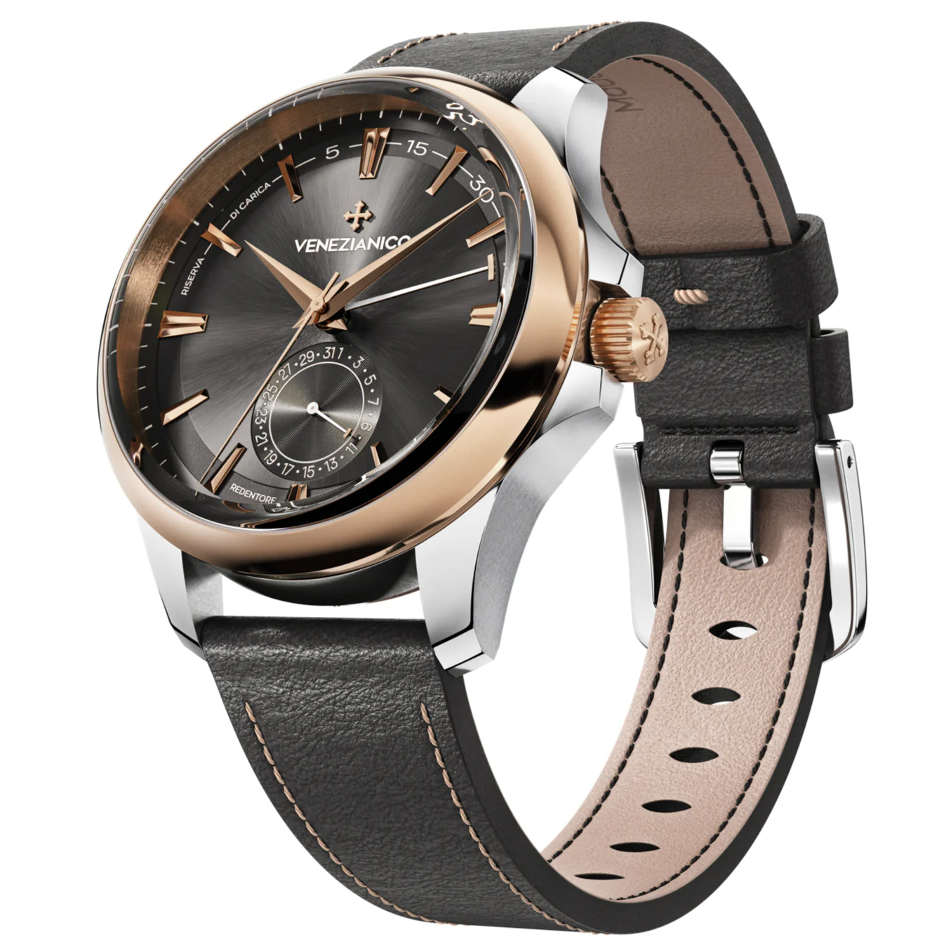 Venezianico Redentore Riserva di Carica Men's Grey Watch - Image 4