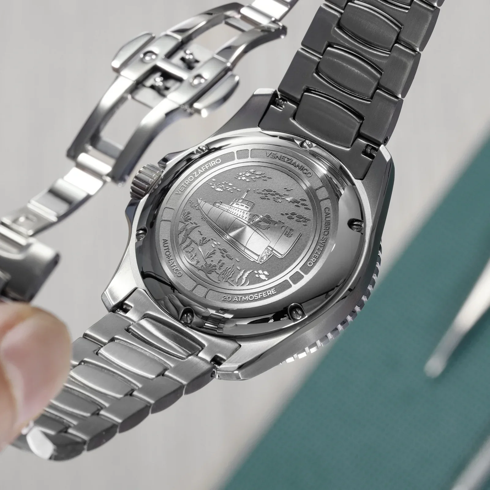 Venezianico Automatic Watch Nereide Ceramica Black - Image 4
