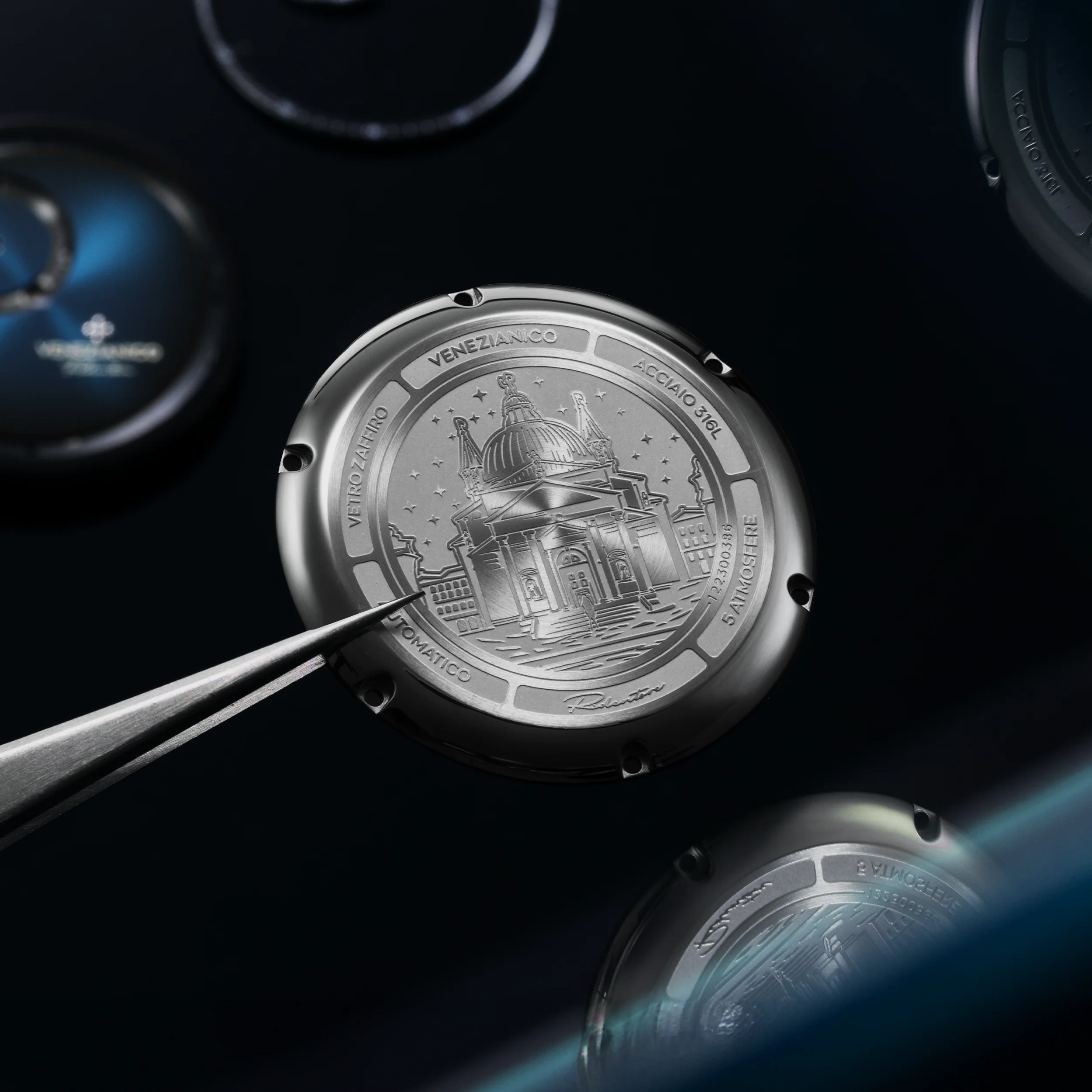 Venezianico Redentore Enigma Men’s Blue Regulator Automatic Watch - Image 6