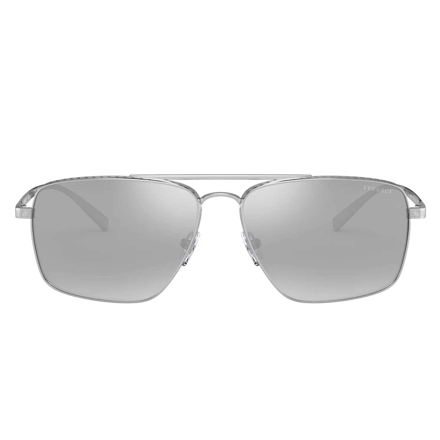 Versace (VER2) Men's Silver Sunglasses - Image 2