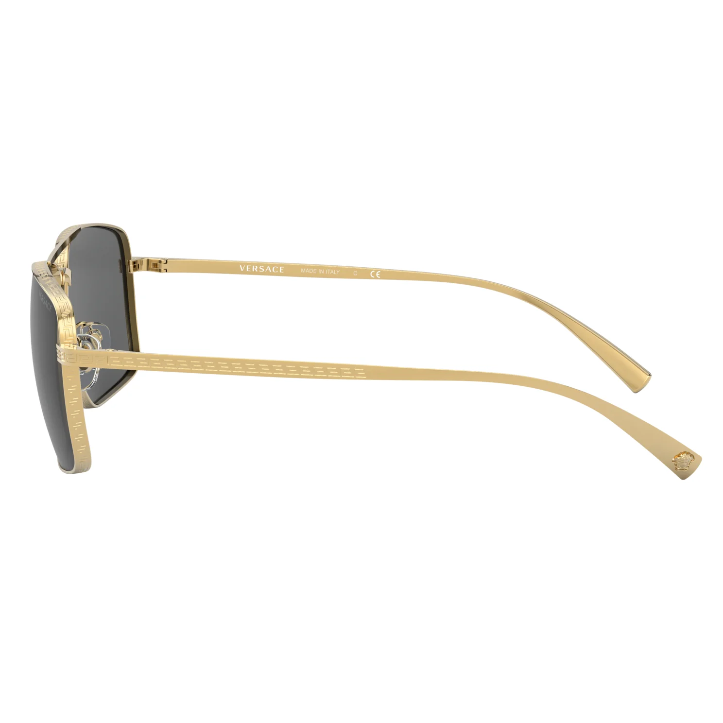 Versace (VER3) Men's Gold Sunglasses - Image 4