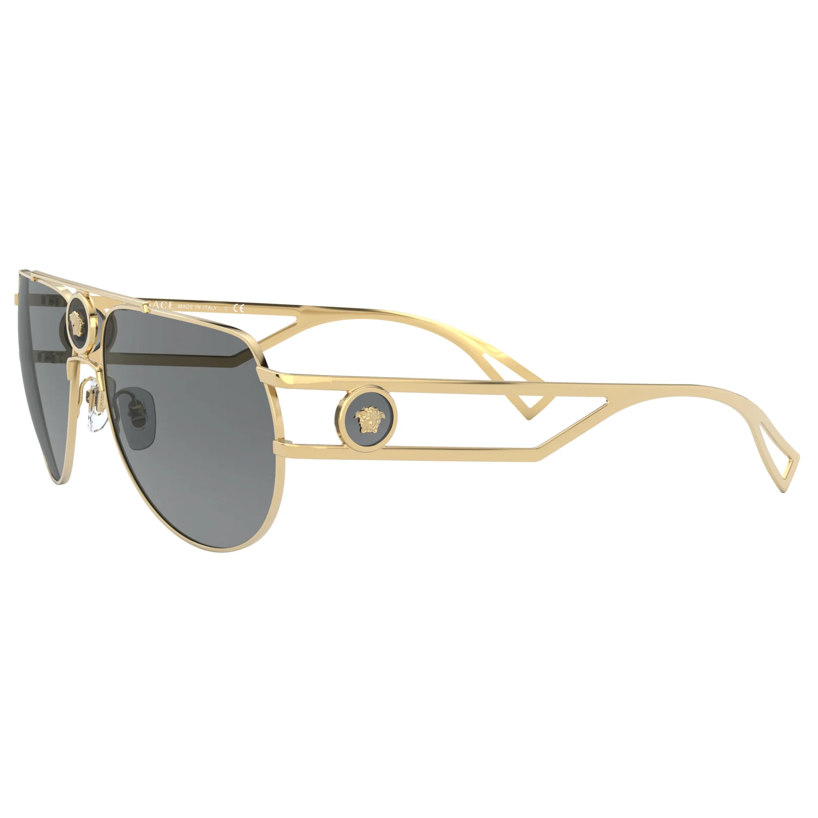Versace (VER5) Men's Gold Sunglasses - Image 3