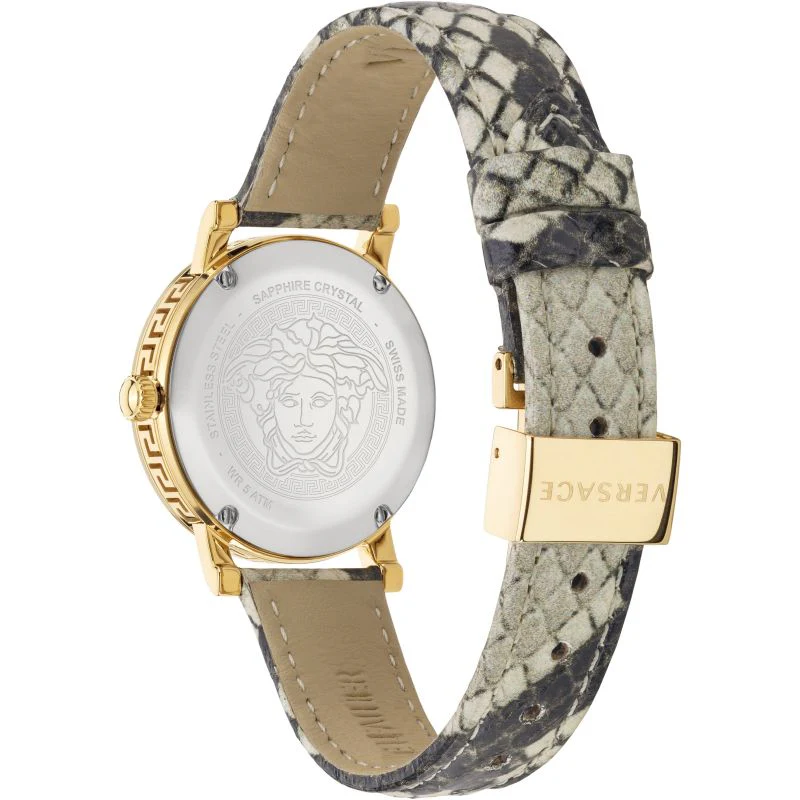 Versace Greca Glass Ladies Black Watch - Image 2