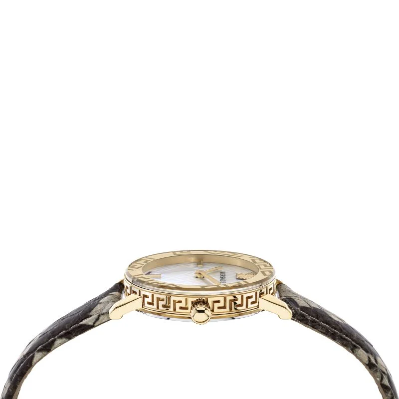 Versace Greca Glass Ladies Black Watch - Image 4