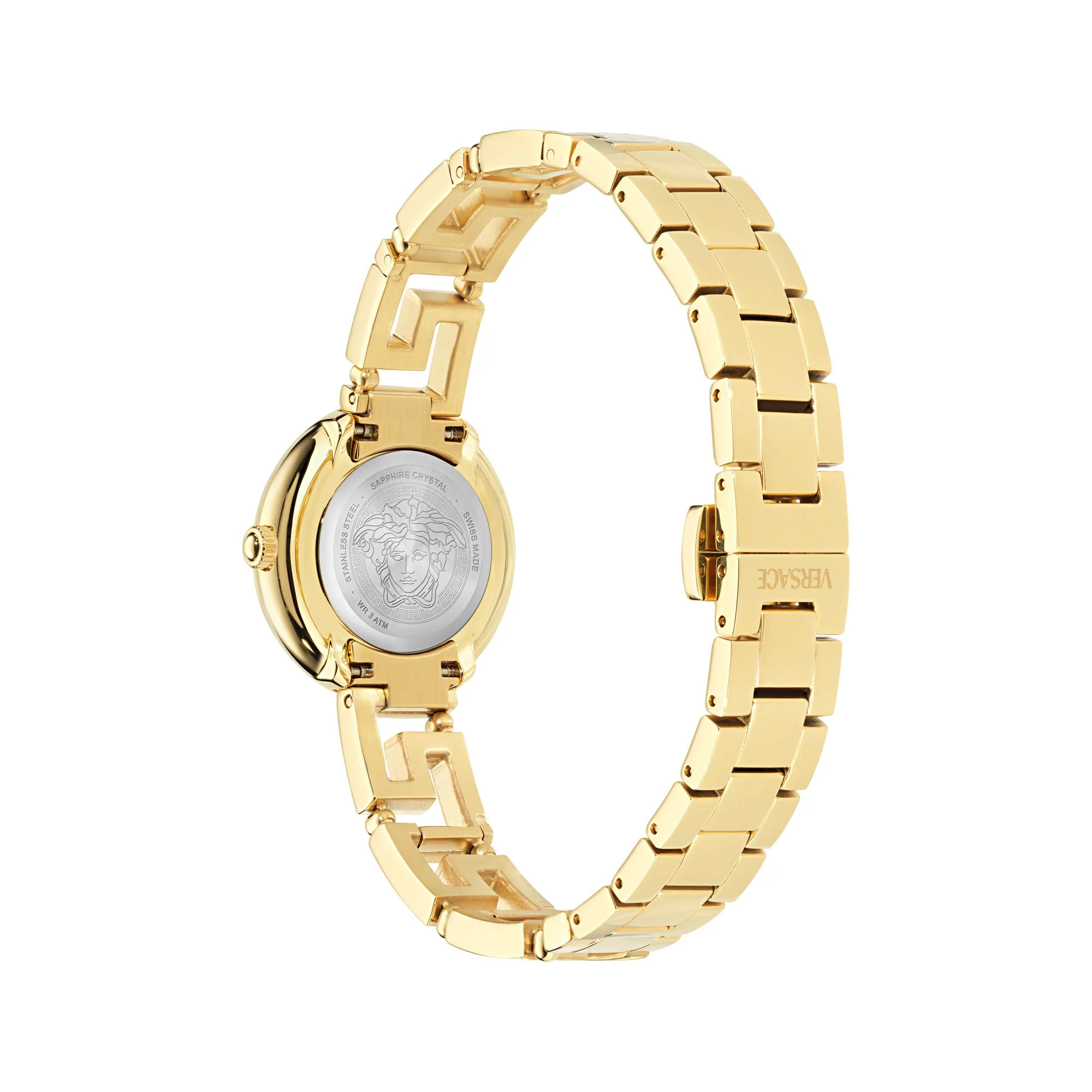 Versace Greca Goddess Ladies’ Gold Diamond Watch - Image 2
