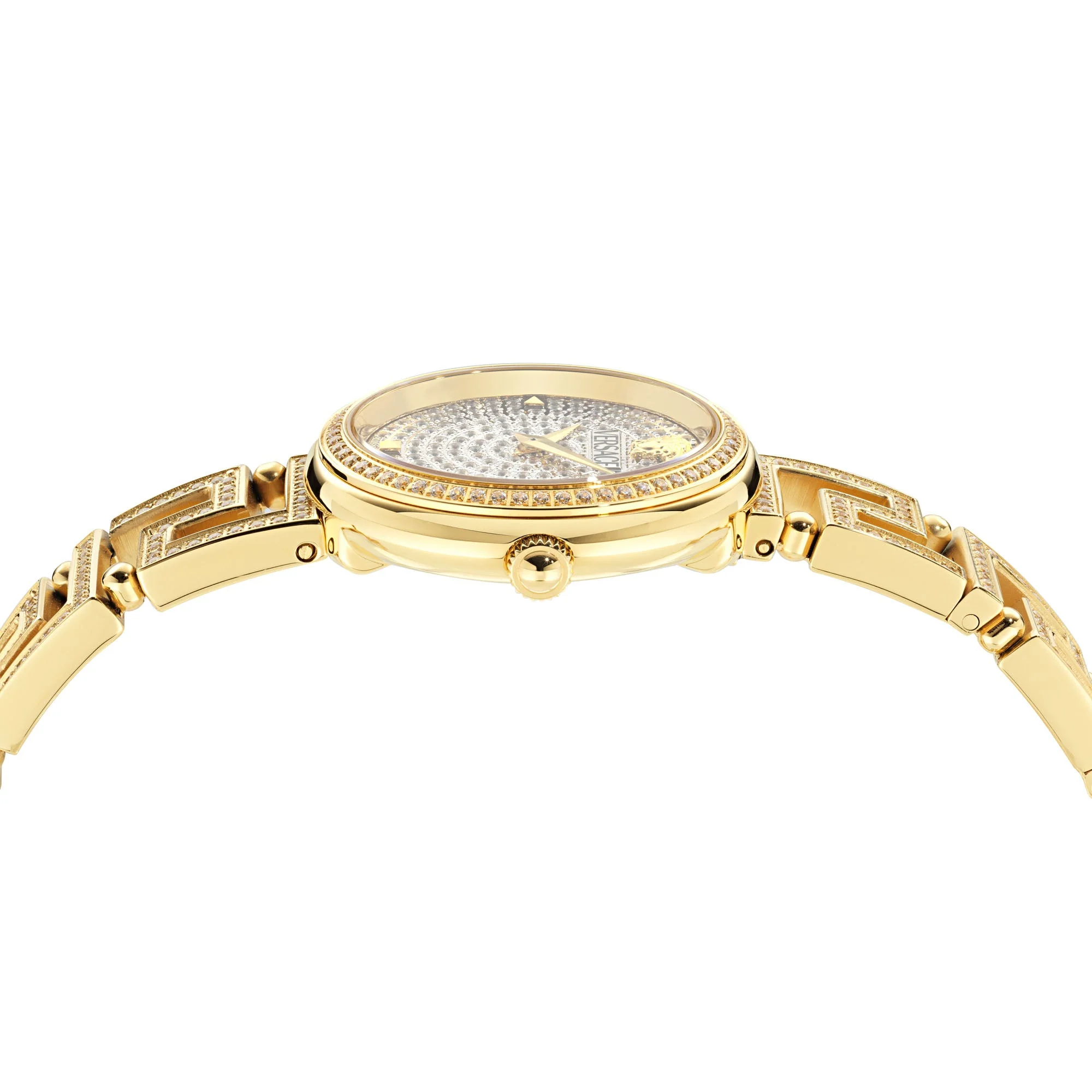 Versace Greca Goddess Ladies’ Gold Diamond Watch - Image 3