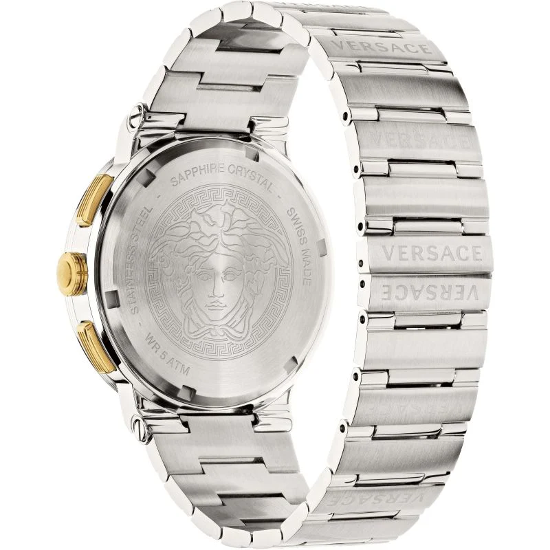 Versace Greca Logo CHR Men's Blue Watch - Image 2