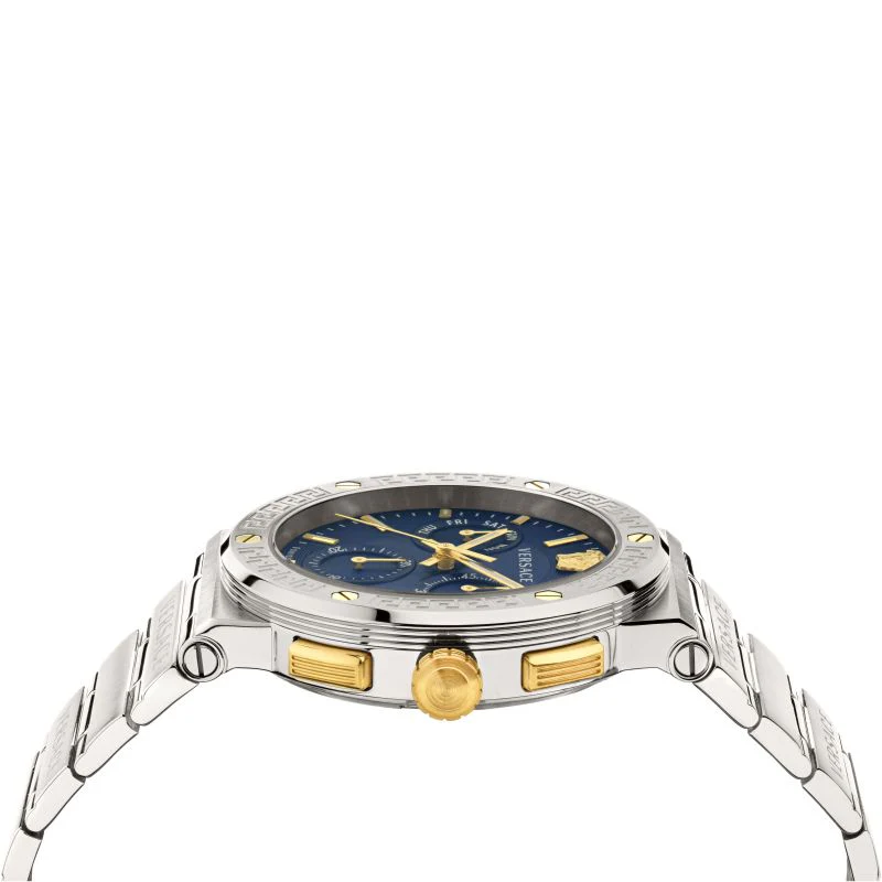 Versace Greca Logo CHR Men's Blue Watch - Image 3