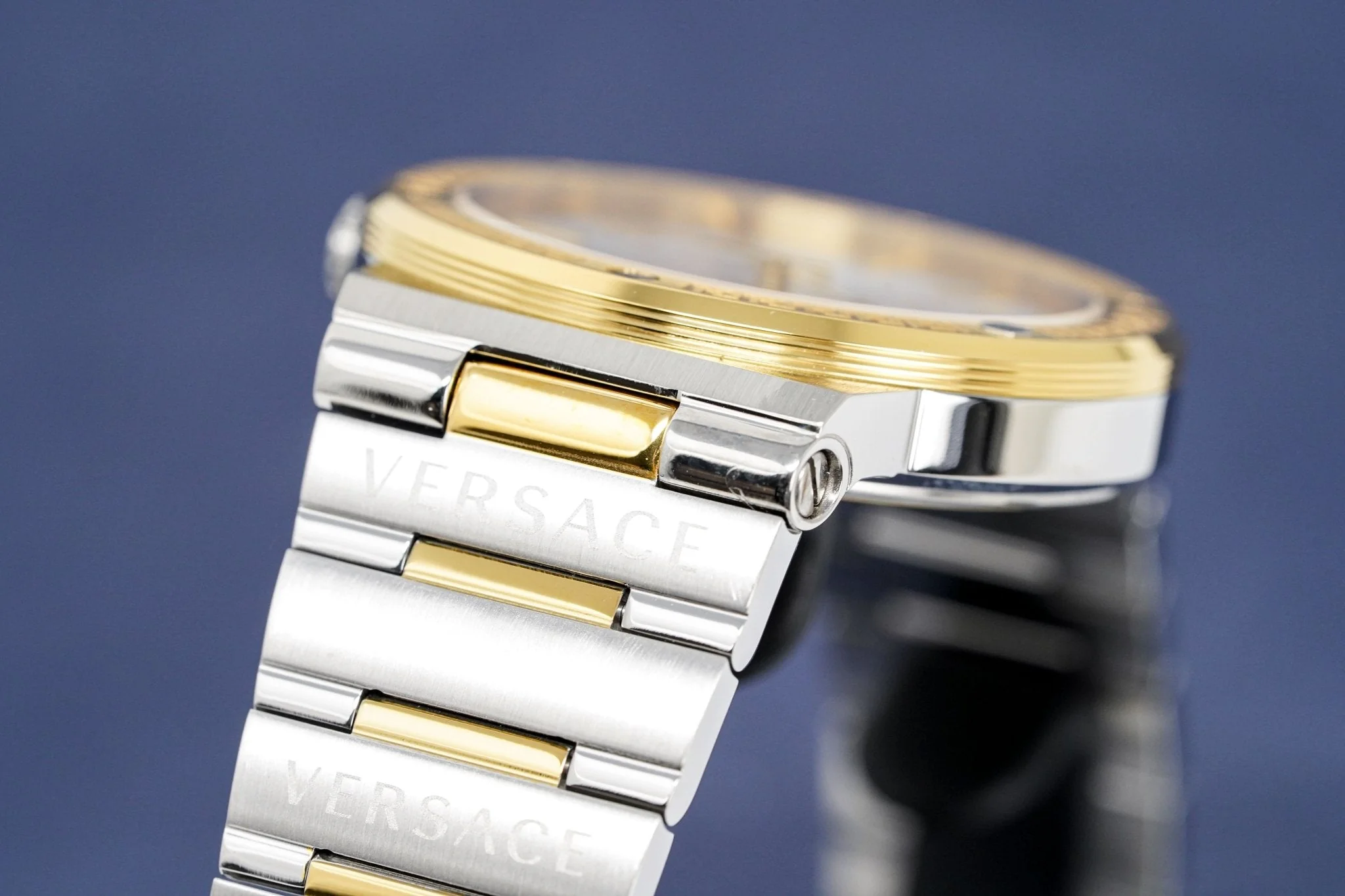 Versace Men's Watch Greca Logo Small Seconds Two-Tone - Image 14