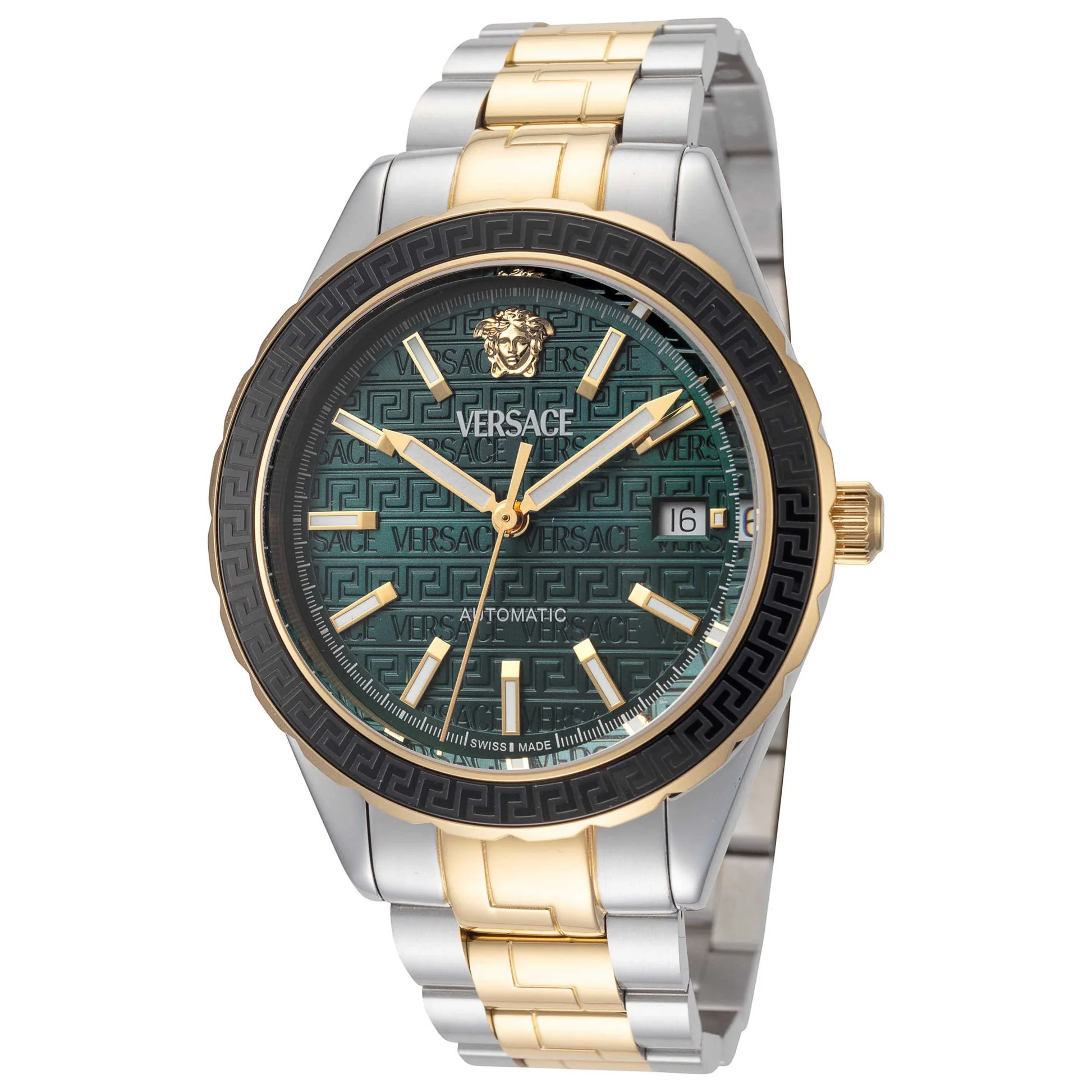 Versace Hellenyium Automatic Men's Green Watch