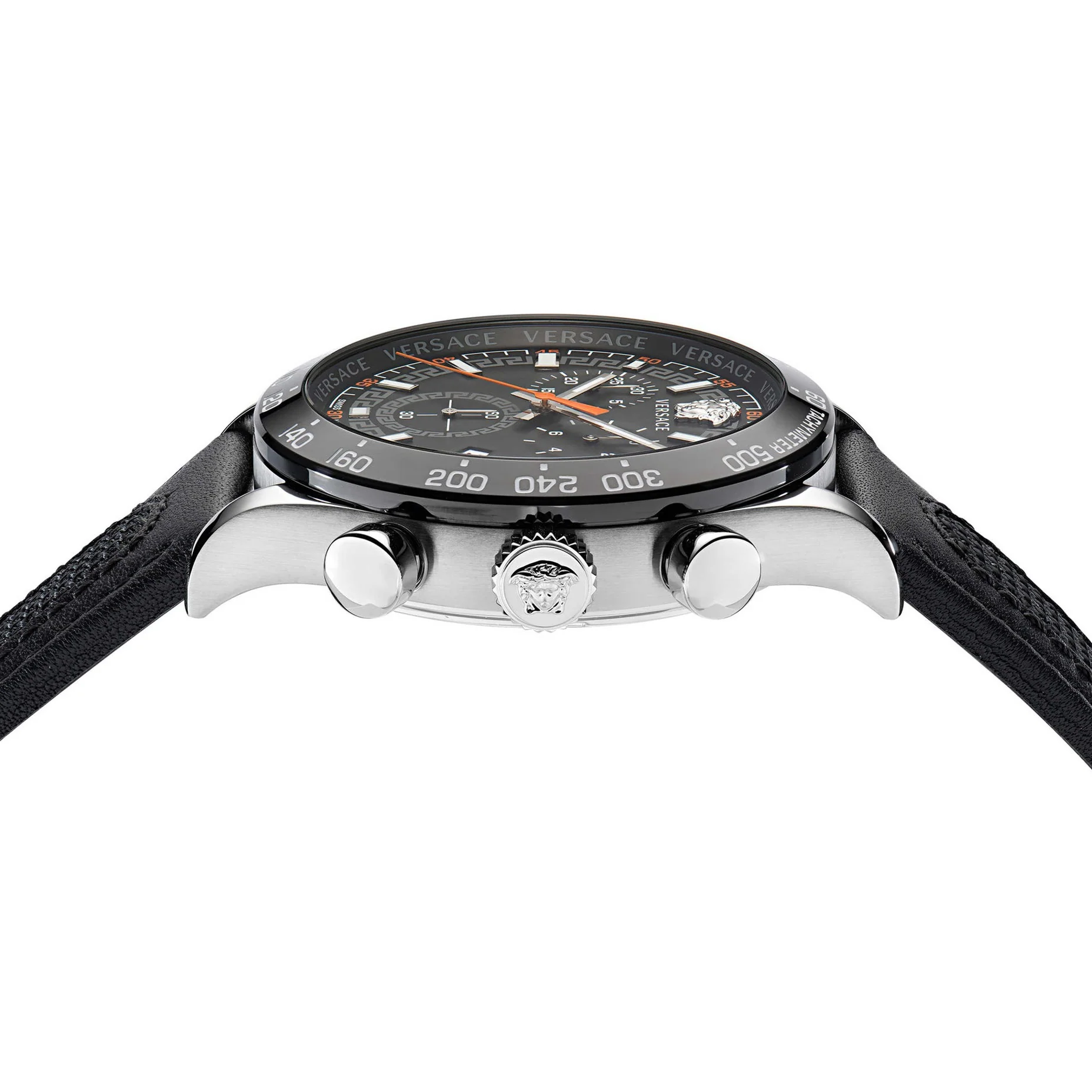 Versace Hellenyium Chronograph Quartz Men's Black Watch - Image 3