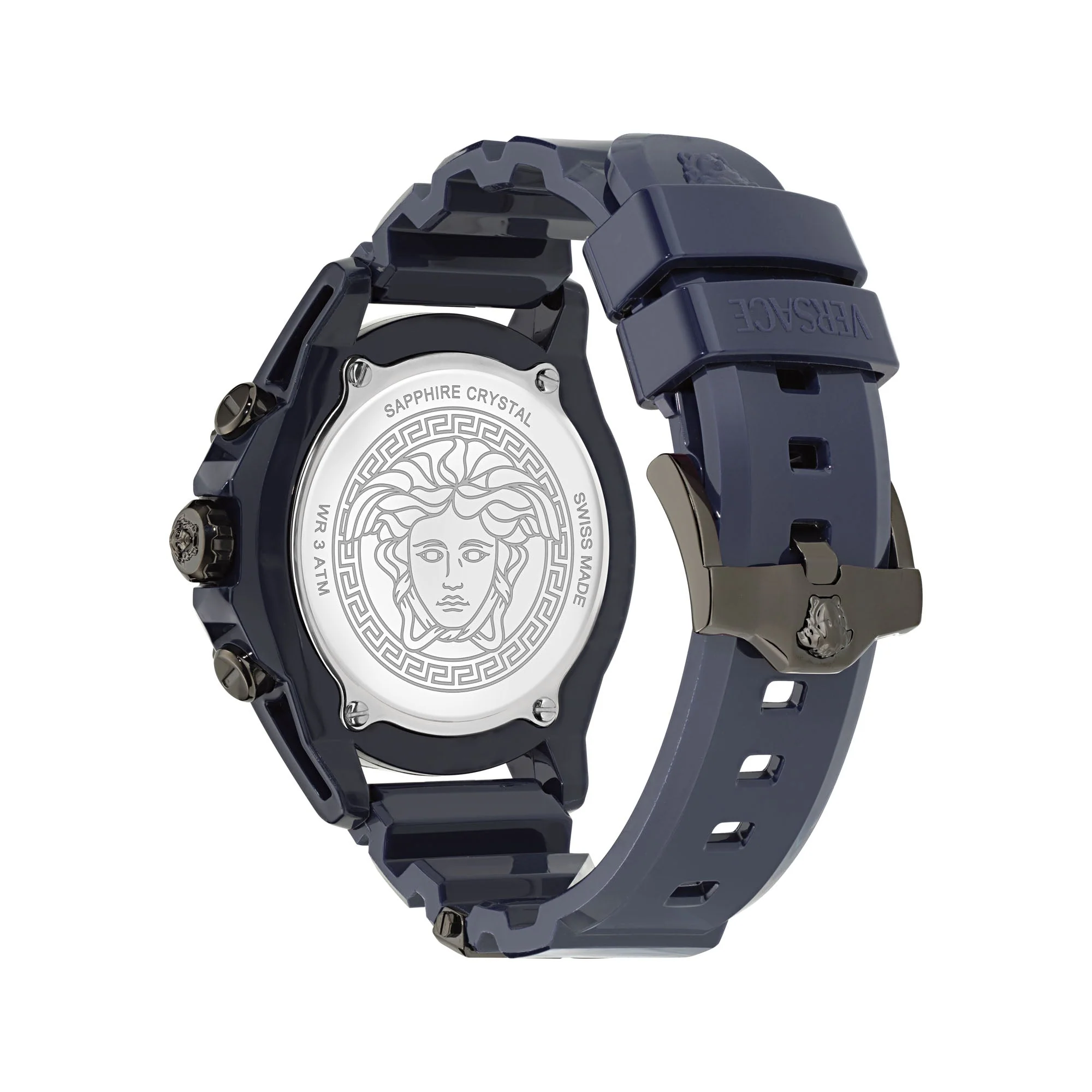 Versace Icon Active Blue Chronograph Watch - Image 2