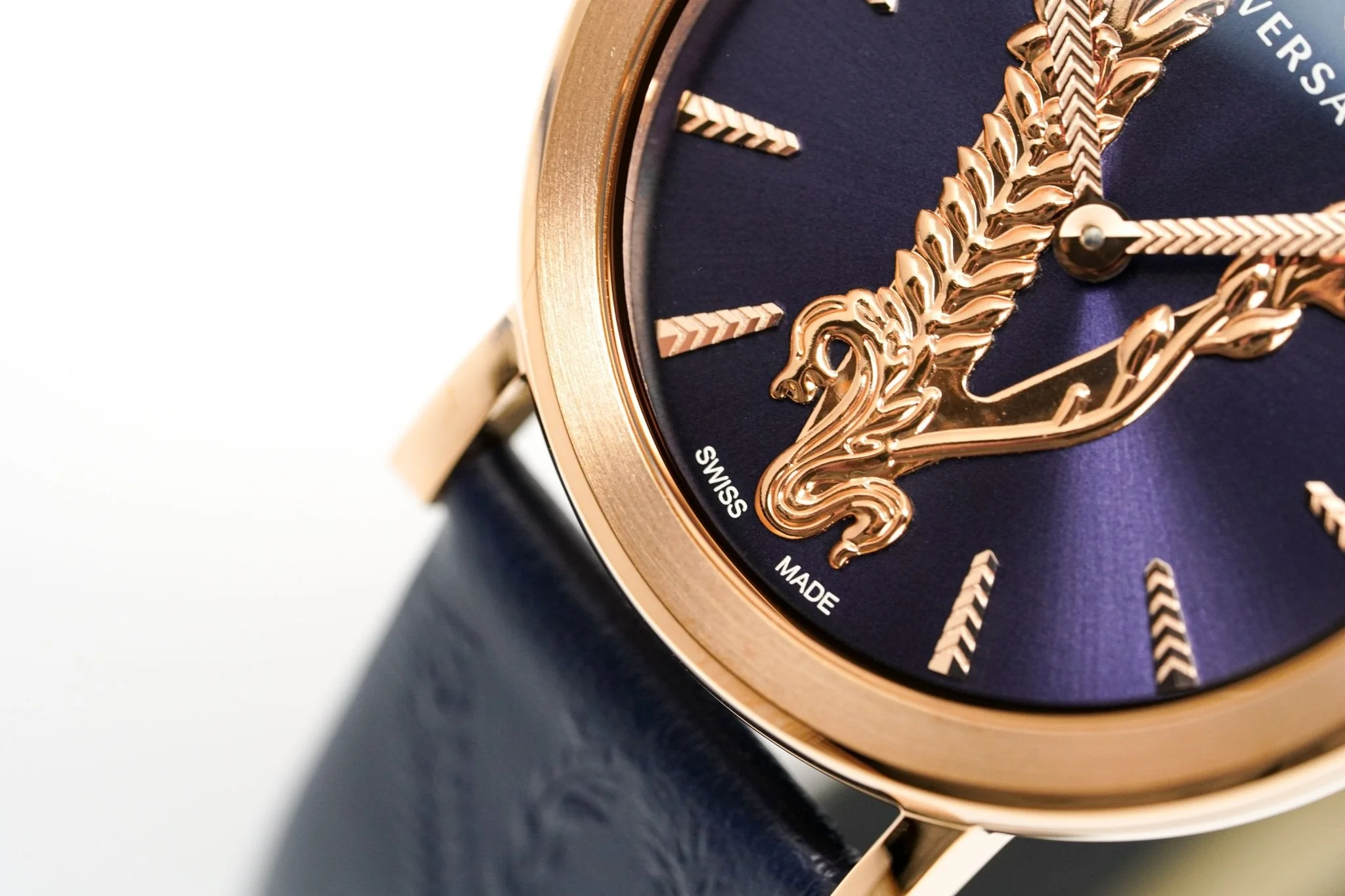 Versace Ladies Watch Virtus Blue IP Gold - Image 10
