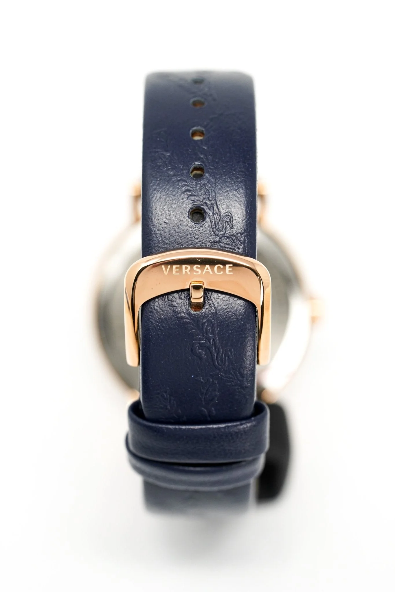 Versace Ladies Watch Virtus Blue IP Gold - Image 5