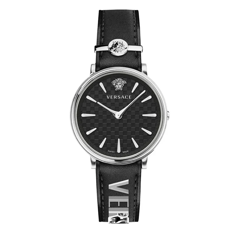 Versace Ladies Watch V-Circle 38mm Black