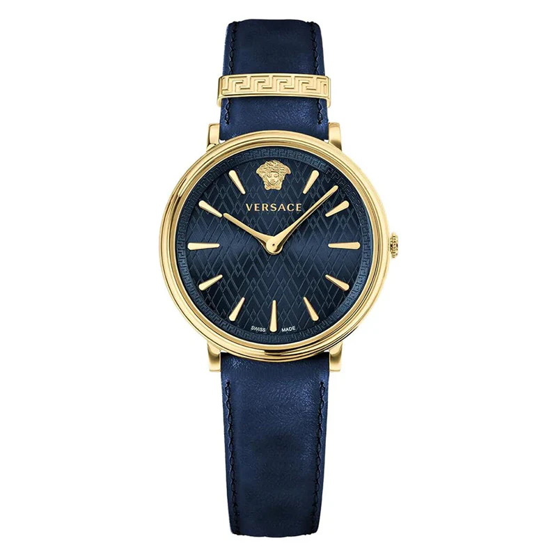 Versace Ladies Watch V-Circle 38mm Blue