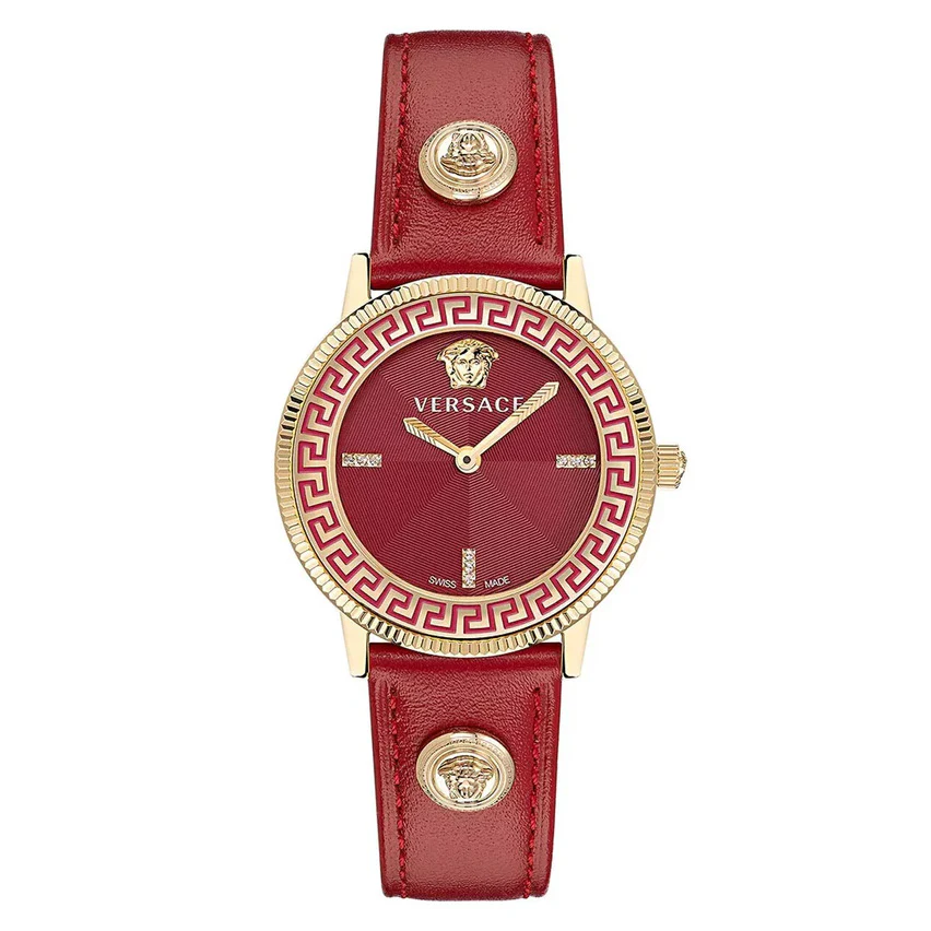 Versace Ladies Watch V-Tribute Red Diamond