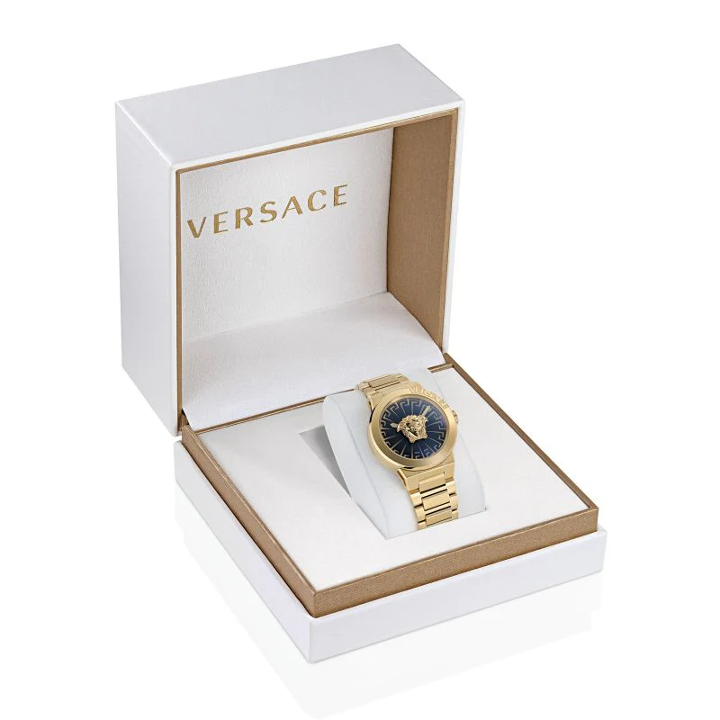 Versace Medusa Infinite Ladies Gold Watch - Image 4