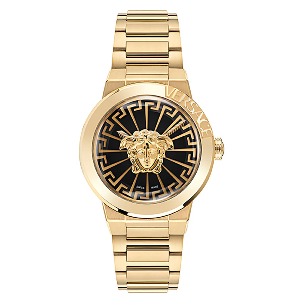 Versace Medusa Infinite Ladies Gold Watch - Image 5