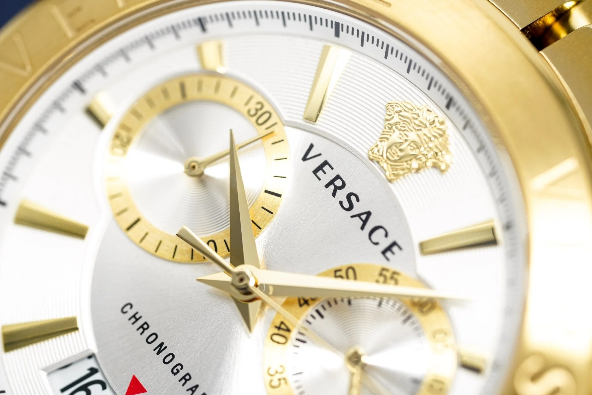 Versace Men's Chronograph Watch Aion Gold - Image 12