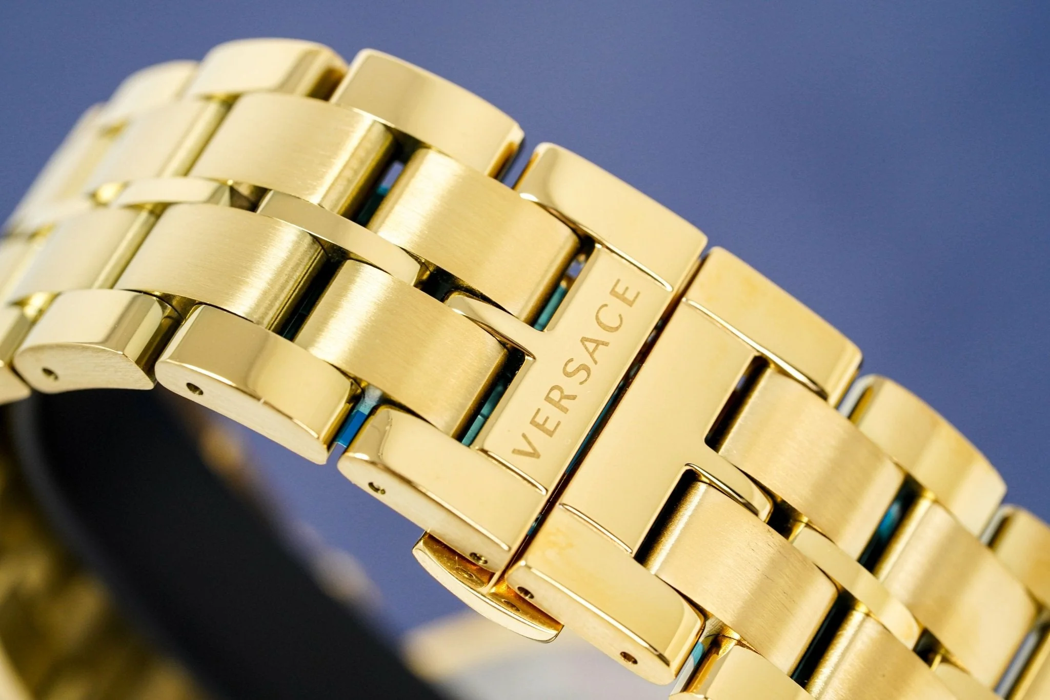 Versace Men's Chronograph Watch Aion Gold - Image 15