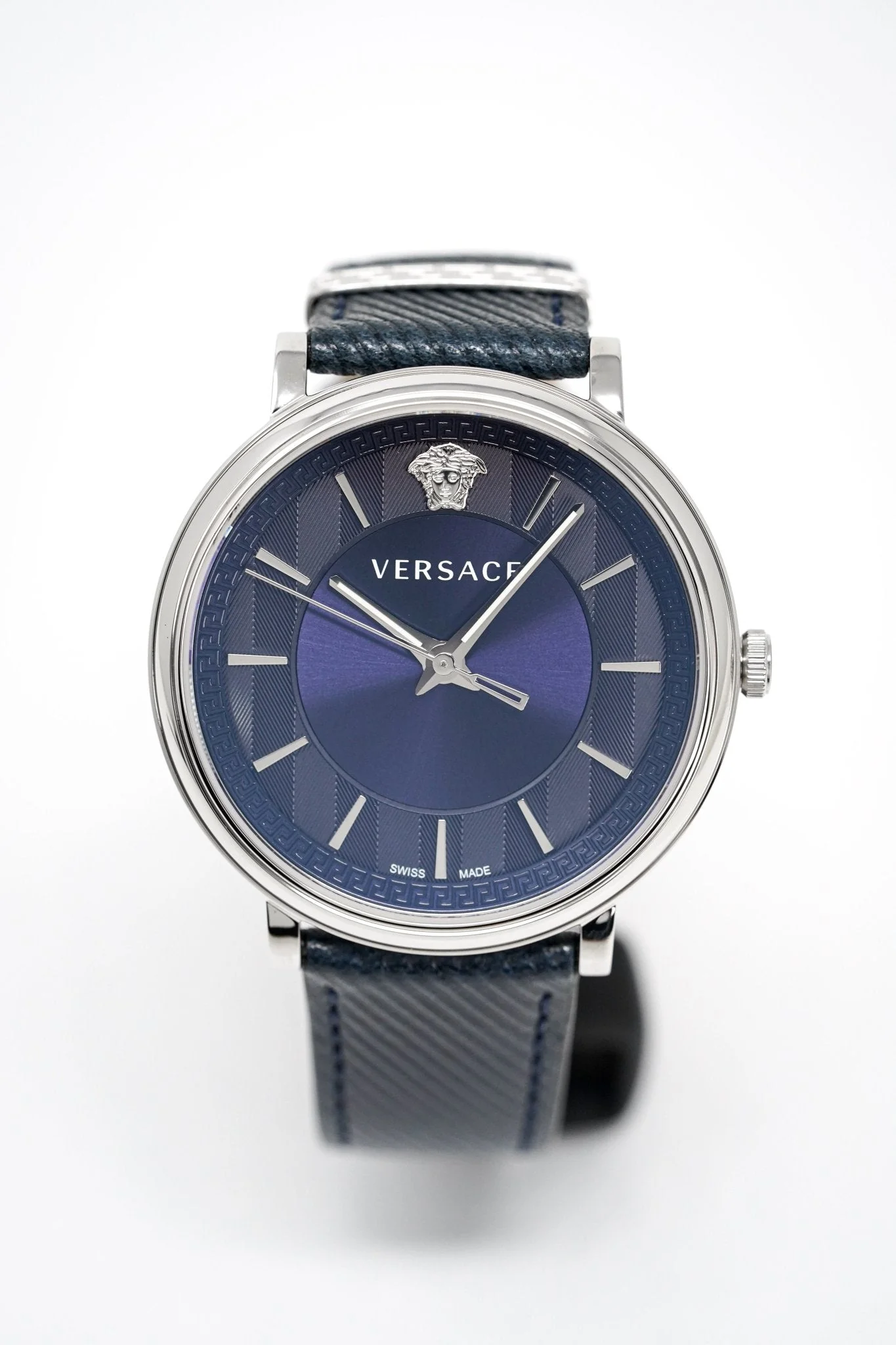 Versace Men's Watch V-Circle Blue - Image 6
