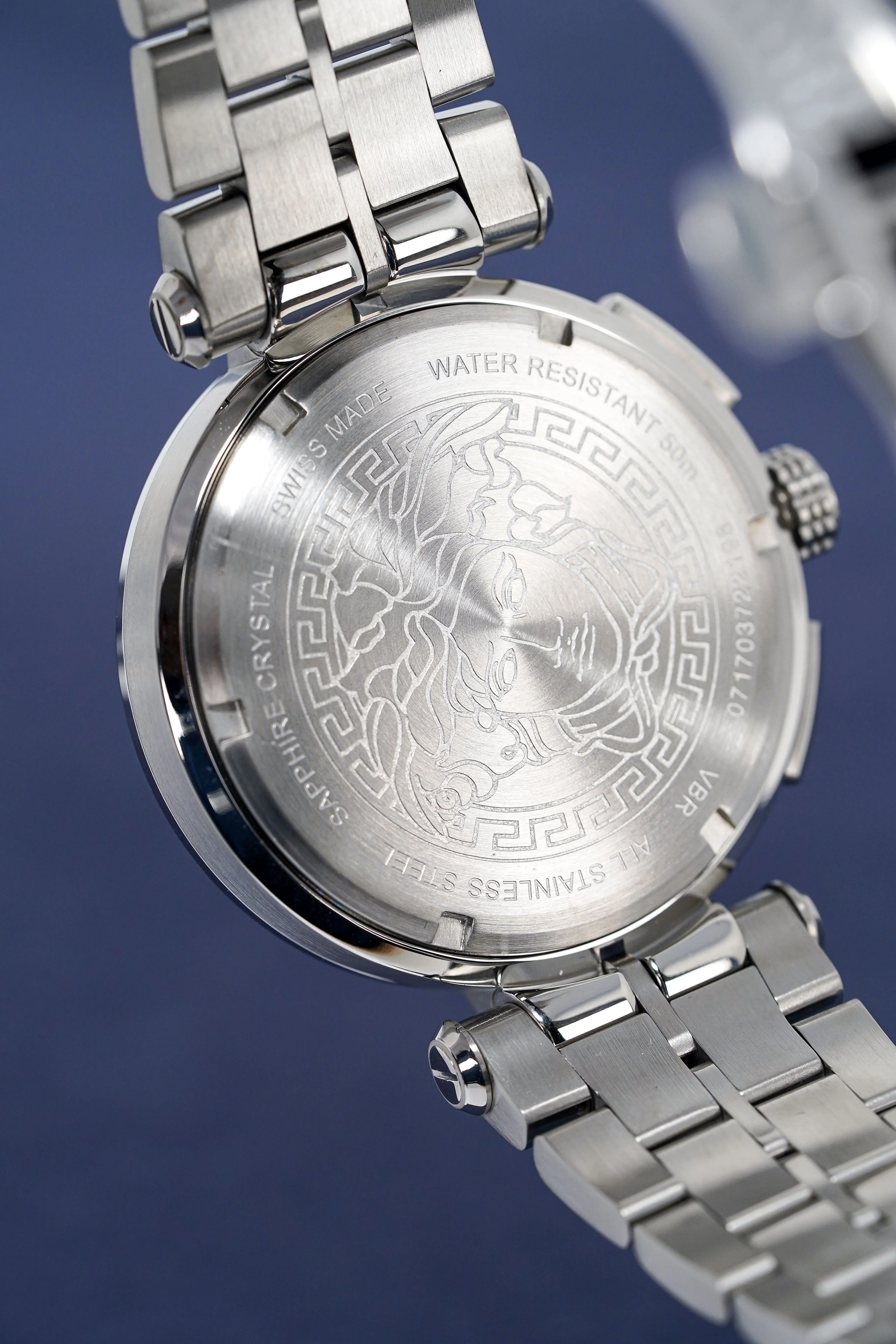Versace Men's Watch Chronograph Aion Silver - Image 2