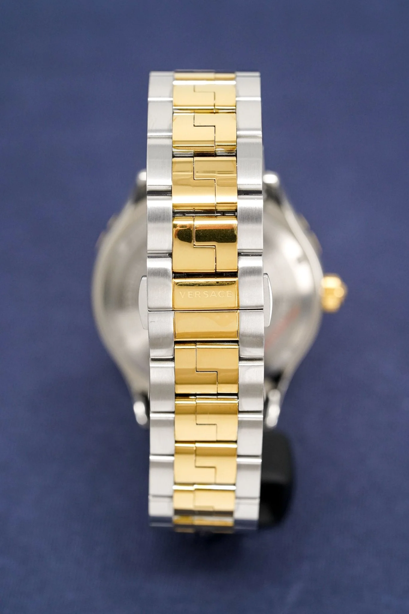 Versace Men's Watch Hellenyium GMT Brown Two-Tone Bracelet - Image 5