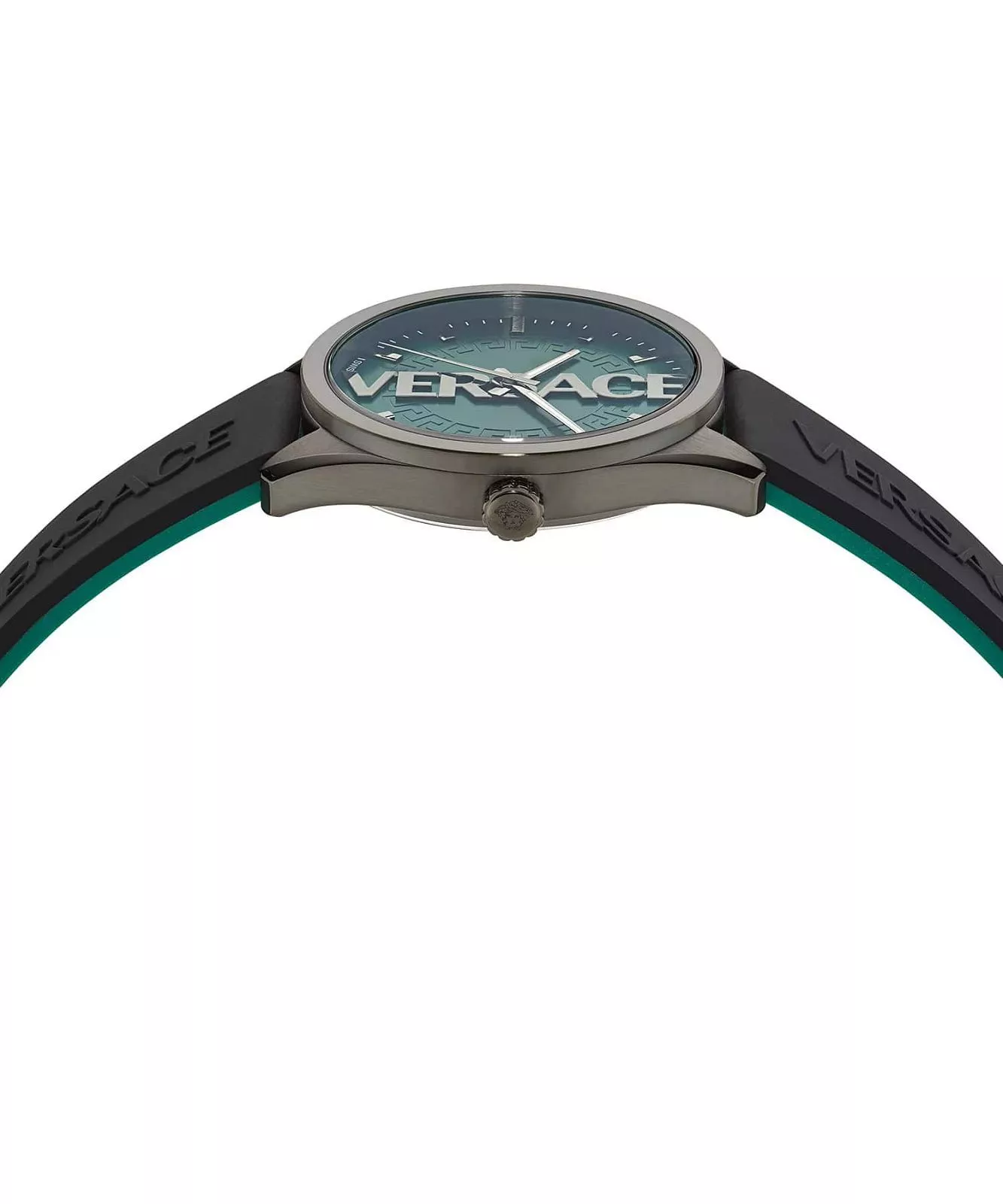 Versace Men's Watch V-Vertical 42mm Green Black - Image 2