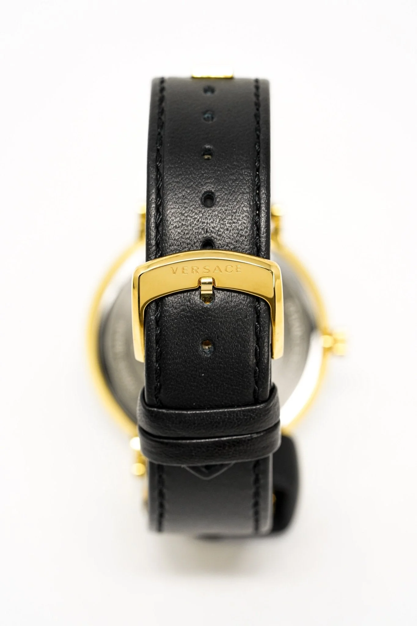 Versace Men's Watch V-Circle Gold Black - Image 5