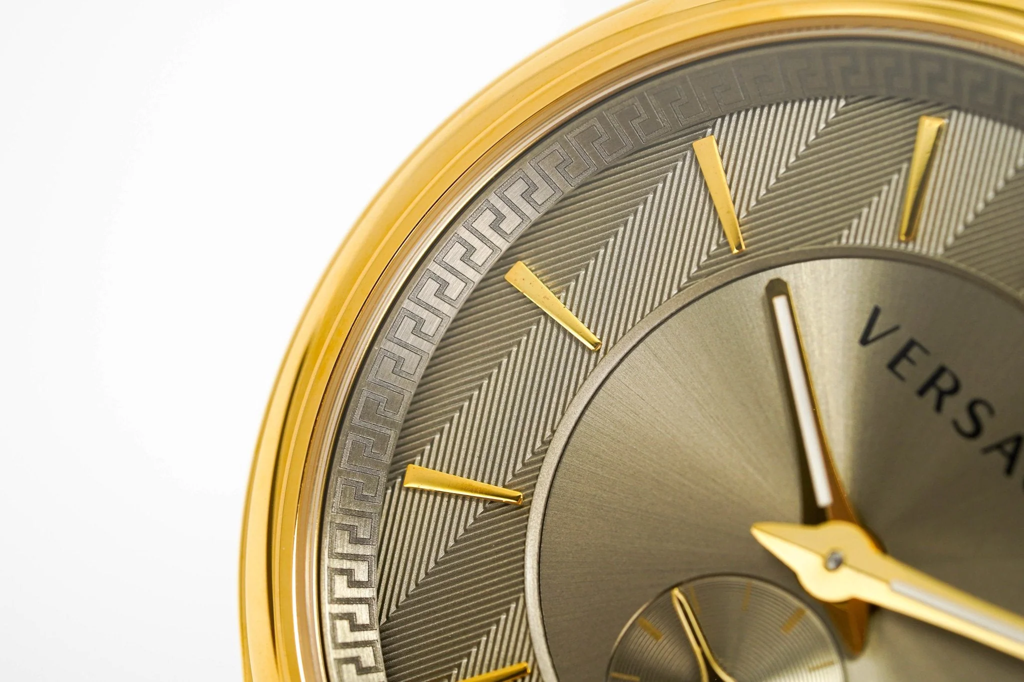 Versace Men's Watch V-Circle Small Seconds Green - Image 11