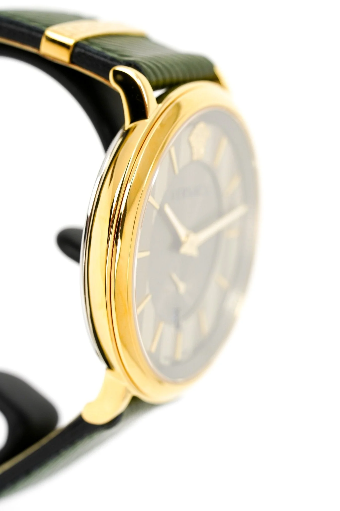 Versace Men's Watch V-Circle Small Seconds Green - Image 13