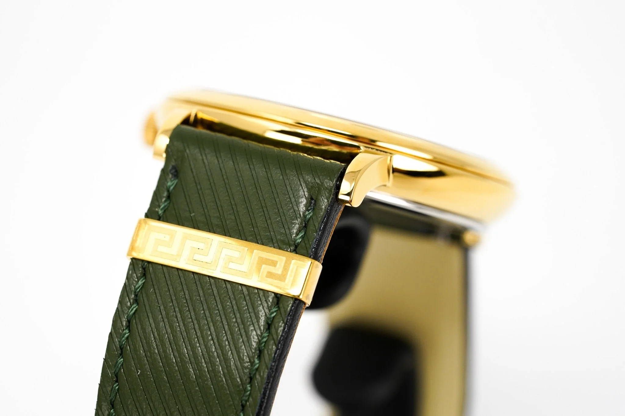 Versace Men's Watch V-Circle Small Seconds Green - Image 14