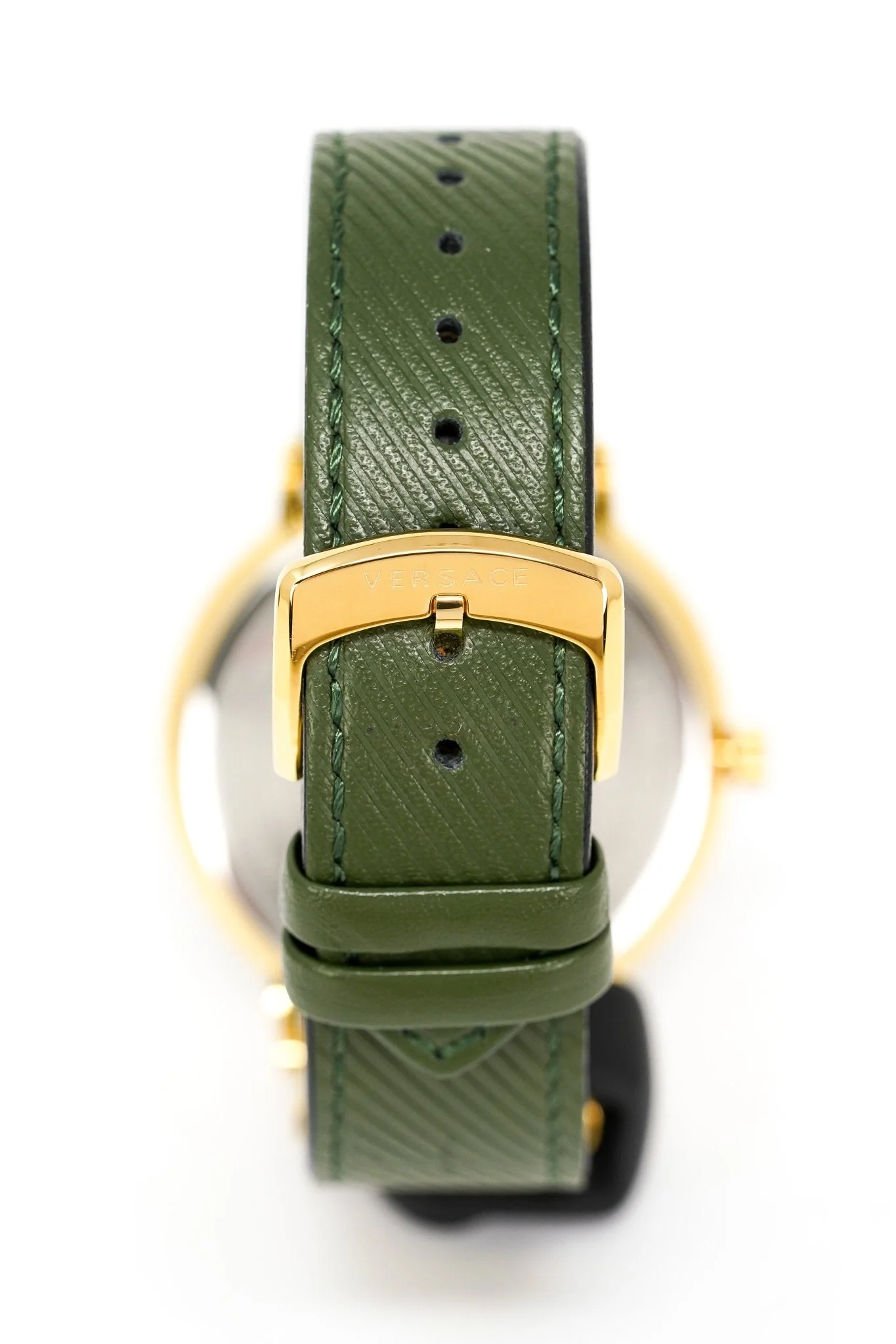 Versace Men's Watch V-Circle Small Seconds Green - Image 5