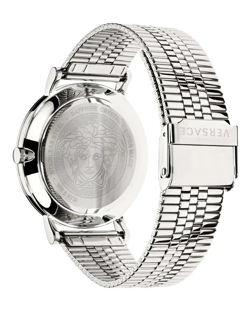 Versace Men's Watch V-Essential Blue Bracelet - Image 2