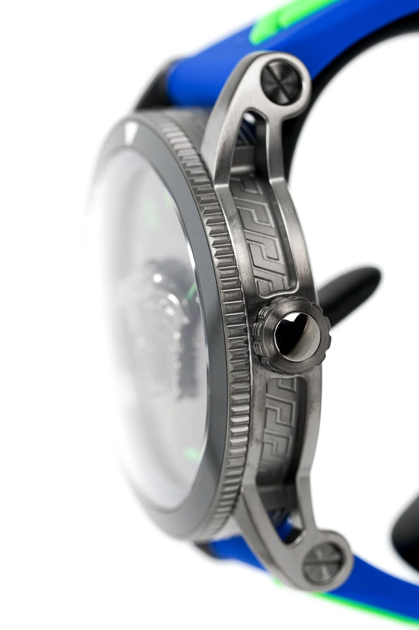 Versace Men's Watch V-Palazzo 43mm Blue - Image 5