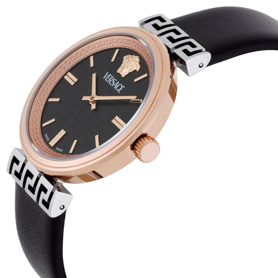 Versace Mythos Ladies’ Black Quartz Watch - Image 2