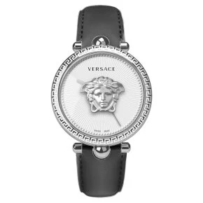 Versace Palazzo Empire Quartz Ladies' Silver Black Watch
