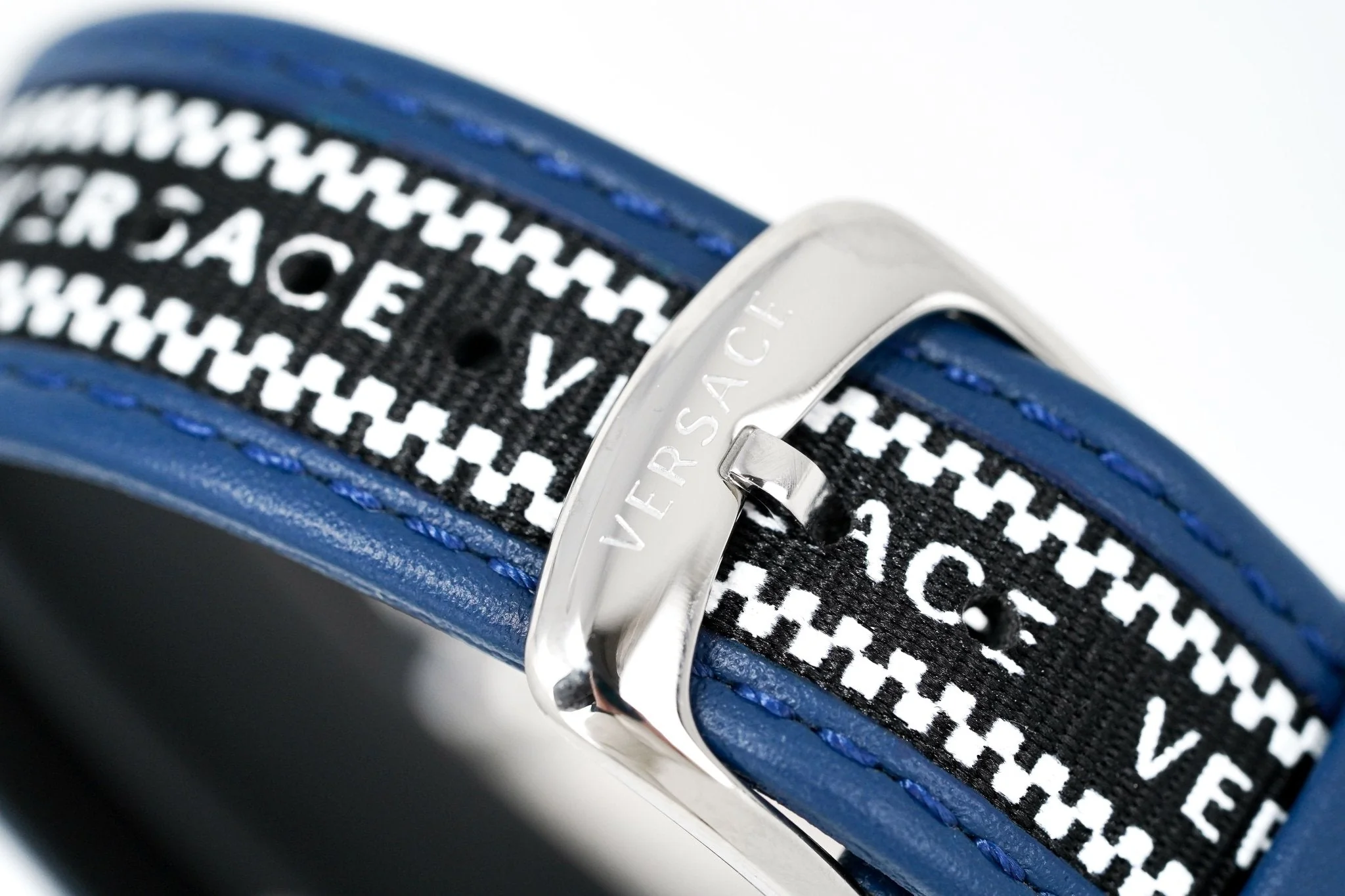 Versace Men's Watch V-Circle Blue - Image 14