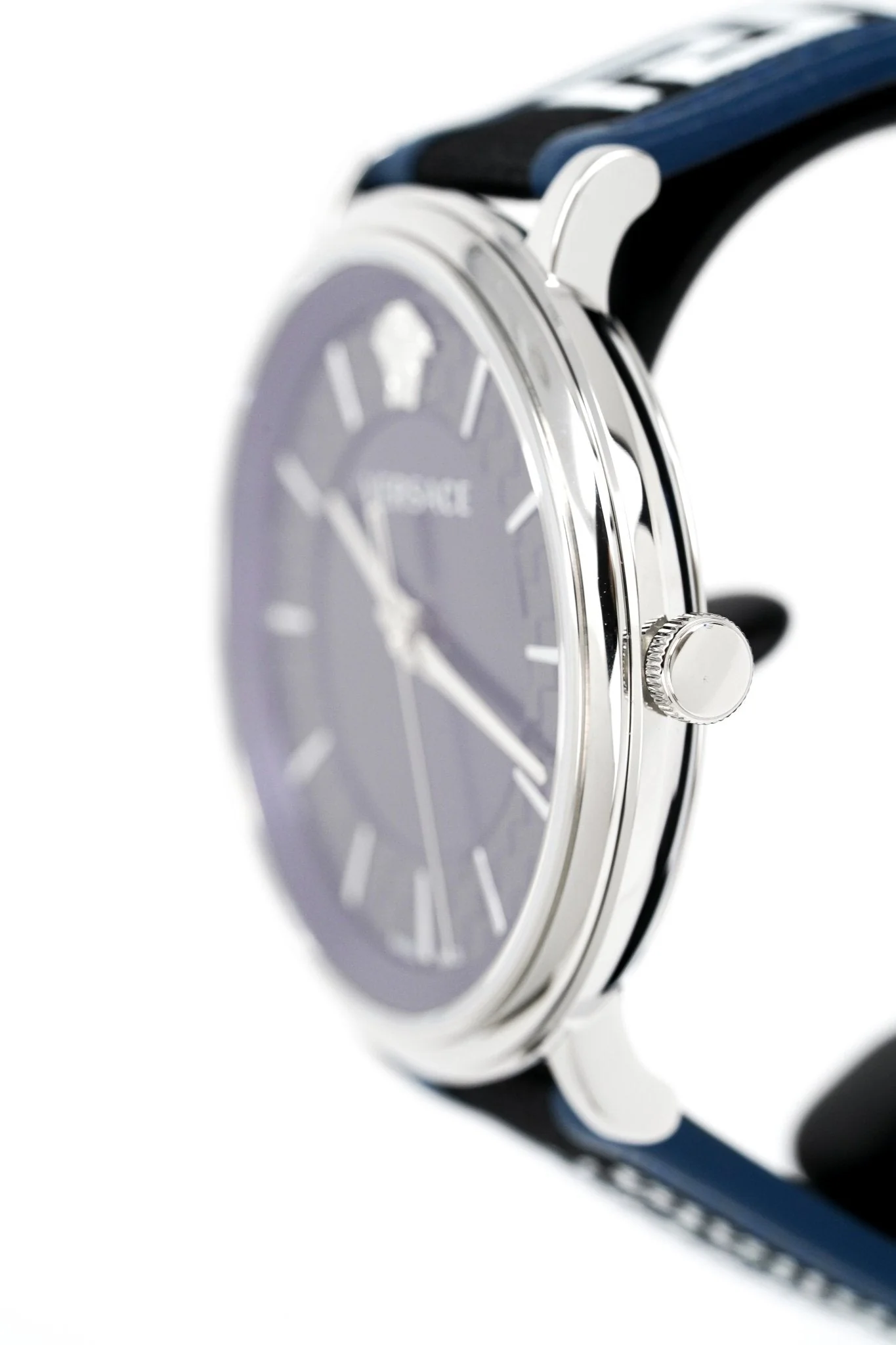 Versace Men's Watch V-Circle Blue - Image 4