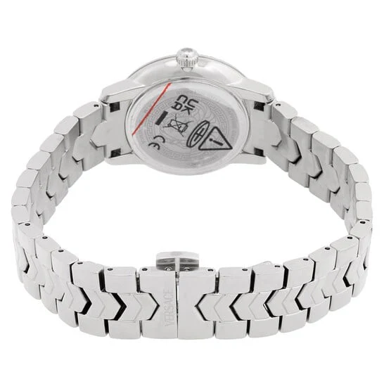 Versace V-Icon Ladies Turquoise Silver Watch - Image 4