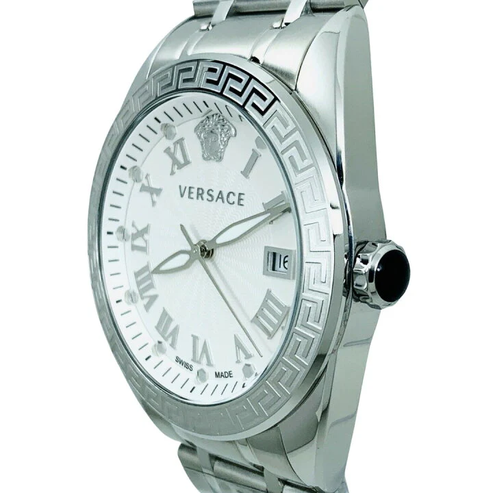 Versace V-Sport II Quartz Men's Silver Watch - Image 3
