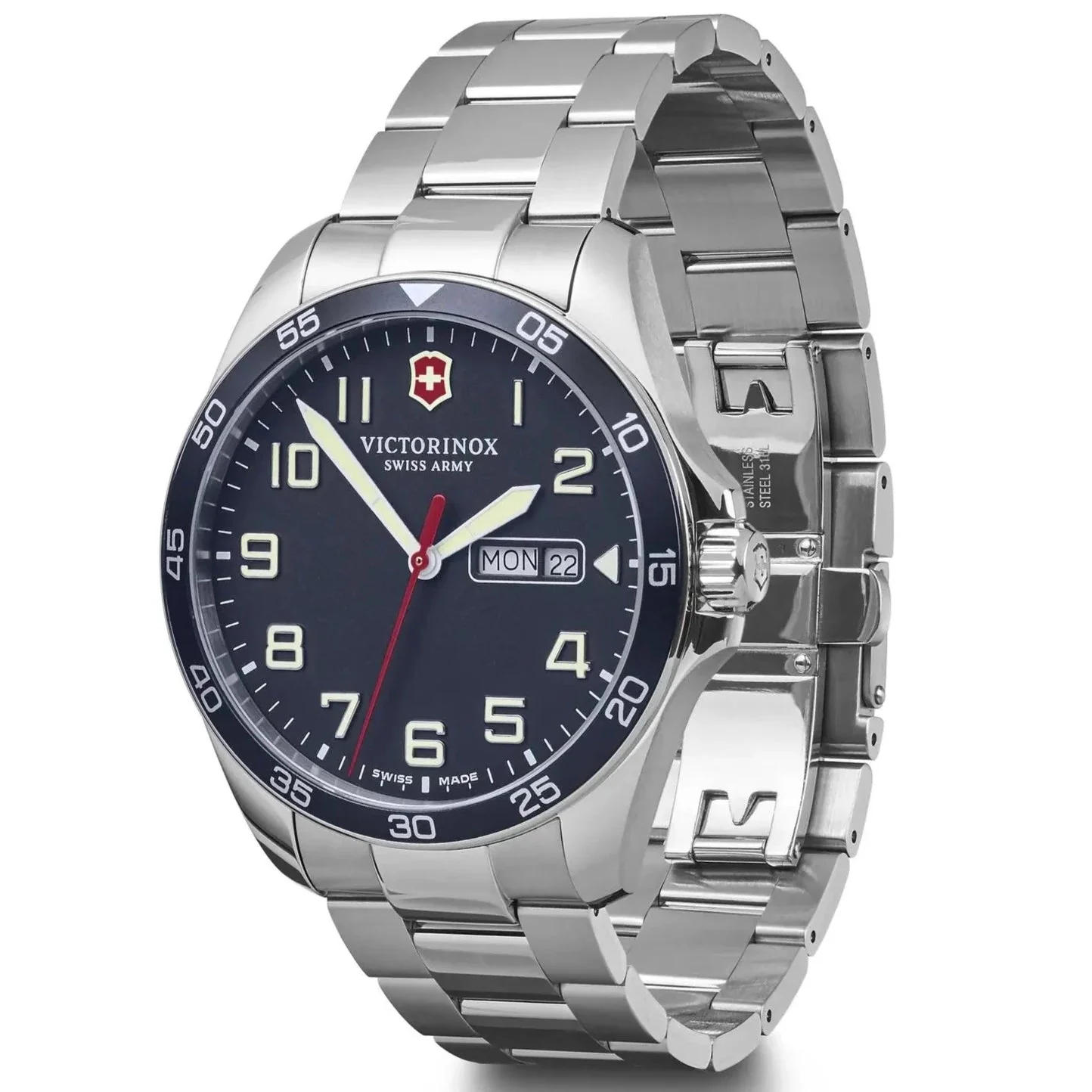 Victorinox Men's FieldForce 3H Silver Watch - Image 2