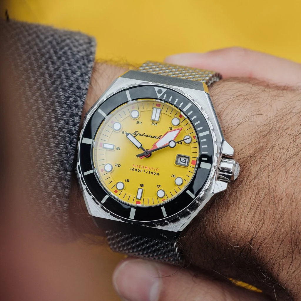 Spinnaker Men's Yellow Dumas Watch - Image 3